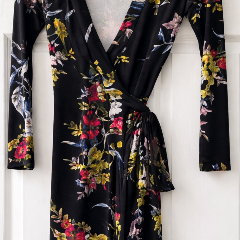 Diane Von Furstenberg Floral Wrap Dress